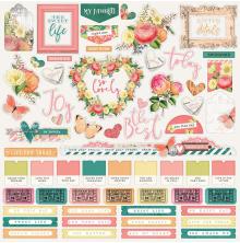 Simple Stories SV Garden District Cardstock Stickers 12X12 - Combo UTGENDE