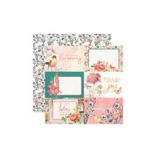 Simple Stories SV Garden District Cardstock 12X12 - 4X6 Elements UTGENDE