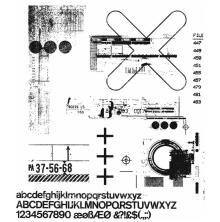 Tim Holtz Cling Stamps 7X8.5 - Glitch 2 CMS404