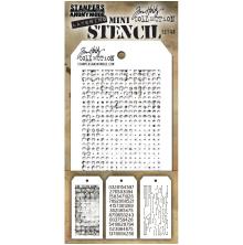 Tim Holtz Mini Layered Stencil Set 3/Pkg - Set 48