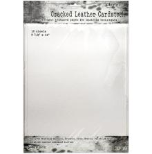 Tim Holtz Distress Cracked Leather Cardstock 10/Pkg  8.5X11