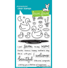 Lawn Fawn Clear Stamps 4X6 - Swan Soiree LF2219