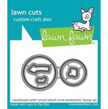 Lawn Fawn Dies - Reveal Wheel Circle Sentiments LF2226