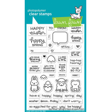 Lawn Fawn Clear Stamps 4X6 - Say What? Spring Critters LF2228