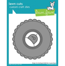 Lawn Fawn Dies - Magic Iris Scalloped Add-On LF2240