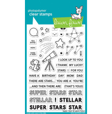 Lawn Fawn Clear Stamps 4X6 - Super Star LF2241