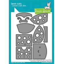 Lawn Fawn Dies - Tiny Gift Box Ladybug Add-On LF2256