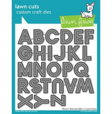 Lawn Fawn Custom Craft Die - Oliver´s Stitched ABCs