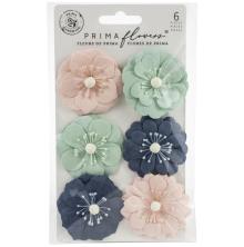 Prima Capri Mulberry Paper Flowers 6/Pkg - Cagliari UTGENDE