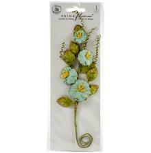 Prima Surfboard Mulberry Paper Flowers 1/Pkg - Ellie UTGENDE