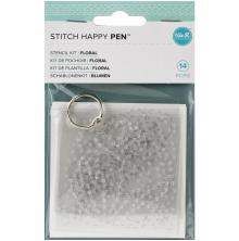 We R Memory Keepers Stitch Happy Stencil Kit - Floral