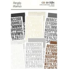 Simple Stories Color Vibe Alpha Sticker Book - Basics