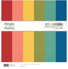 Simple Stories Color Vibe Cardstock Kit 12X12 - Bolds