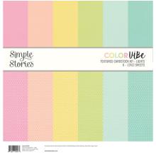 Simple Stories Color Vibe Cardstock Kit12X12 - Lights