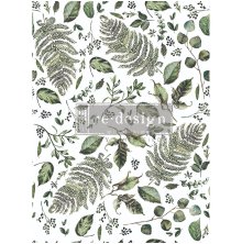 Prima Re-Design Decor Transfers - Fern Woods