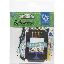 Echo Park Its Your Birthday Boy Cardstock Die-Cuts 33/Pkg - Ephemera UTGENDE