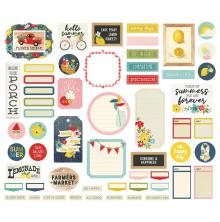 Simple Stories Bits &amp; Pieces Die-Cuts 57/Pkg - Summer Farmhouse UTGENDE