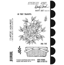 Wendy Vecchi Cling Stamps - Rosy Art