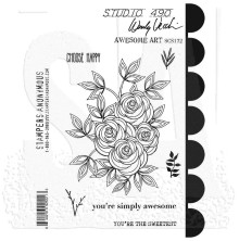 Wendy Vecchi Cling Stamps - Awesome Art