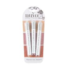 Tonic Studios Nuvo Glitter Markers 3/Pkg  Moroccan Sunset 167N