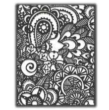 Tim Holtz Sizzix Thinlits Die - Doodle Art #2 664432