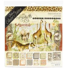 Graphic 45 Deluxe Collectors Edition Pack 12X12 - Safari Adventure